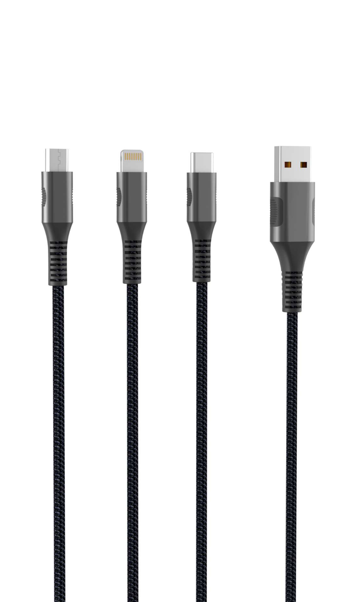 BST-D067 Finger design braided alumimum cable