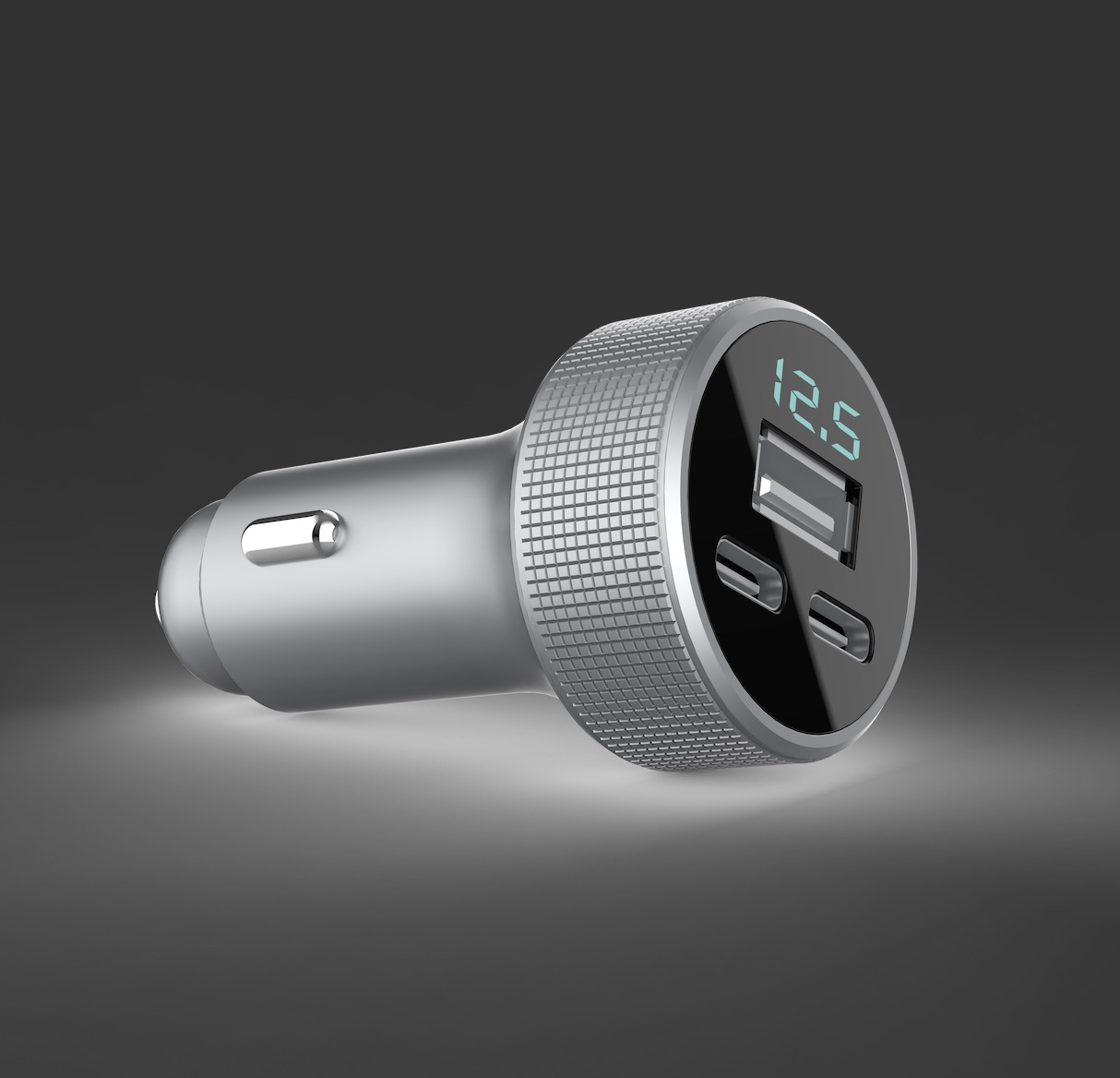 BST-S078 Aluminum Car charger with display